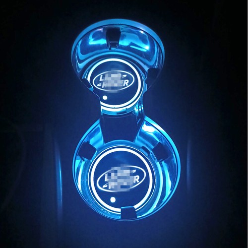 2x Car 7-Color Ambient Interior Decoration LED Cup Holder Lights For Land Rover - Bild 3 von 12