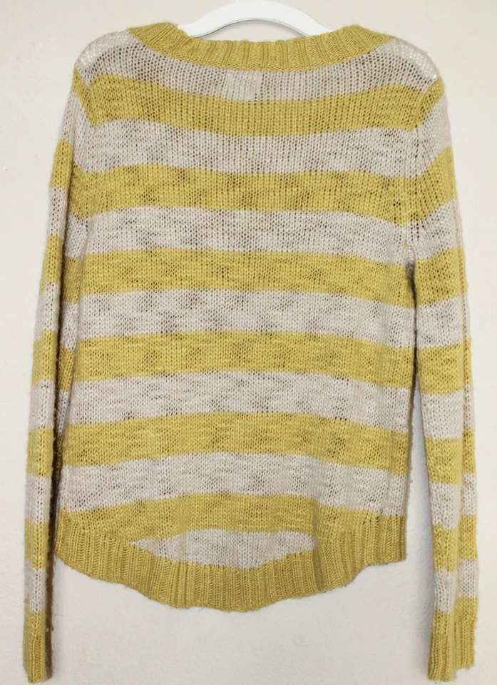 Suéter listrado Mossimo Supply Co. Juniors Hi Low - Tamanho: M (po) - Imagem 3 de 3