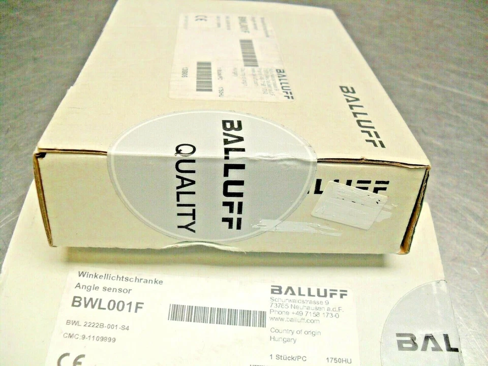 BALLUFF BWL001F Angle sensor; Infrared Sensing Distance 22mm; 14.0x99.5x45.4mm - Image 2 of 3