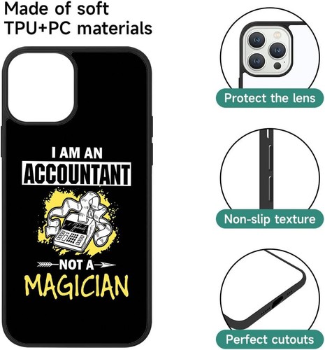 Hard TPU Case accountant not a magician For Samsung A15 A16 S23 S24 S25 Ultra FE - 第 14/25 張圖片
