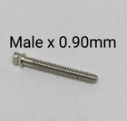 Male stem extension  x 0.90mm Tap size 10 Swiss made x 1 piece FREE POST