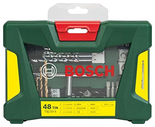 Bosch V-Line Set Trapano e Punte, 48 Pezzi (I9C)