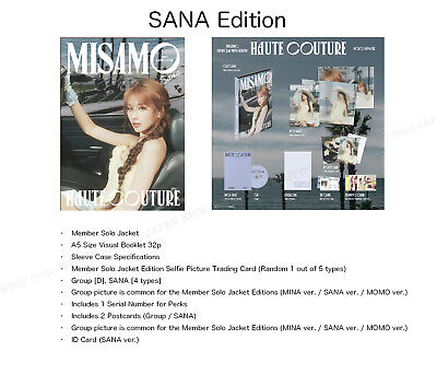 SEALED MISAMO HAUTE COUTUR ALBUM JAPAN MINA SANA MOMO ONCE SEALED MISAMO HAUTE COUTUR ALBUM JAPAN MINA SANA MOMO ONCE