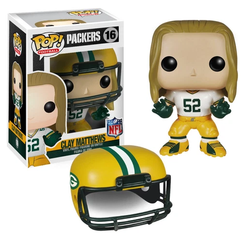 Funko Pop! NFL: Green Bay Packers - Clay Matthews