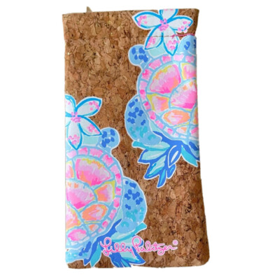 Lilly Pulitzer Rainforest Retreat Sunglasses Case NEW Preppy Southern Beach Lilly Pulitzer Sunglass Case Eyeglasses Pouch Sea Glass Aqua  main image 2
