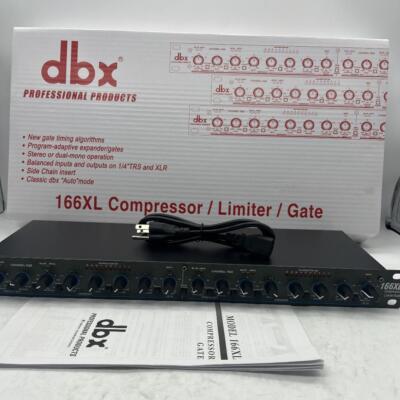 New DBX 166XL Compressor Limiter/Gate Effects DSP Processor