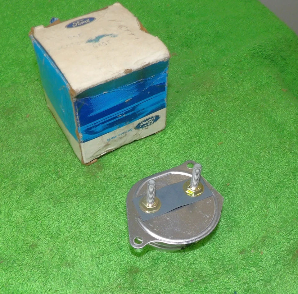 Ford Bronco and Sport 1966-1977 NOS medidor de presión de aceite - unidad de panel de instrumentos Foto 4 de 4