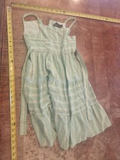 George Girls Green Dress Size Small 6/6X S144