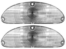 New Clear Front Parking Light Lens Set For 1955 Chevy 150 210 Bel Air Nomad New Clear Front Parking Light Lens Set For 1955 Chevy 150 210 Bel Air Nomad