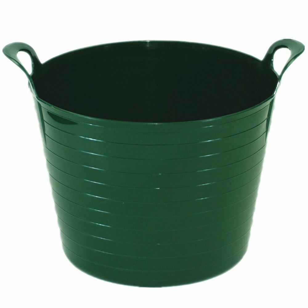 Coloured Plastic 20L 40L 75L Flexible Storage Tubs Horse Feed Trugs