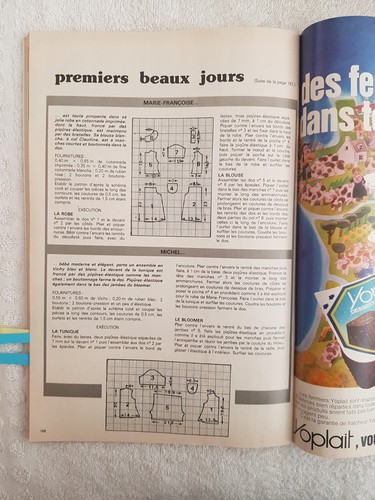 MODES ET TRAVAUX N°929 04/1978 Mode Couture Tricot Poupée Loisirs créatifs - Picture 7 of 7