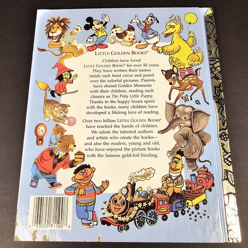 Vtg Little Golden Book Set of 3 with Big Bird Barney and Disney Mickey Mouse - Picture 17 of 17