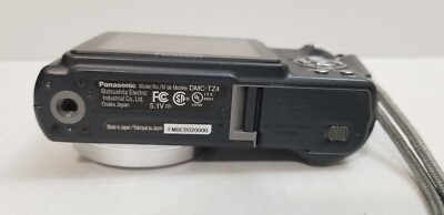 Panasonic Lumix DMC-TZ4 Digital Camera 10x Zoom 8.1MP Black/Gray