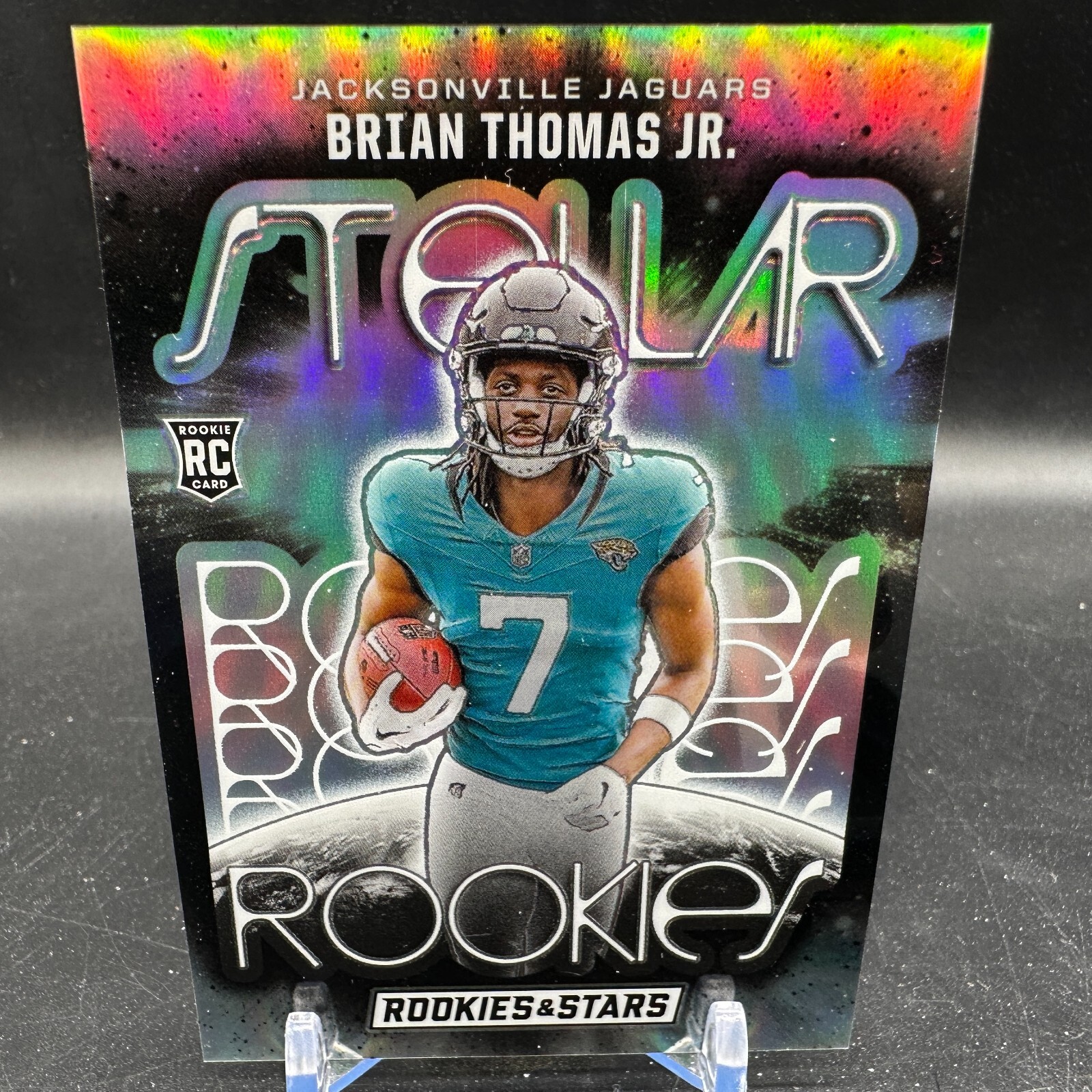 Brian Thomas Jr. Stellar Rookies Silver 2024 Panini Rookies & Stars #SR-BTJ