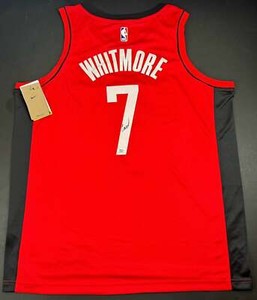 Cam Whitmore Signed Autograph Jersey Houston Rockets PSA/DNA AUTHENTIC