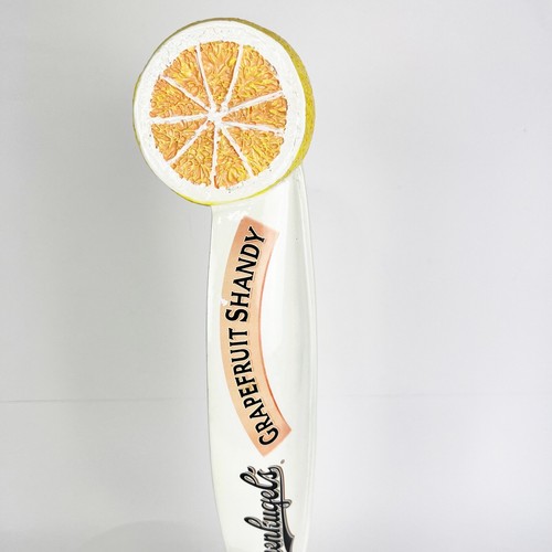 Leinenkugel "GRAPEFRUIT SHANDY" Canoe Beer Topper Keg Tap Handle 14" Tall - Picture 3 of 9
