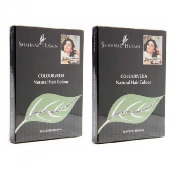 Shahnaz Husain Colourveda Natural Hair Colour Blackish Brown 100g