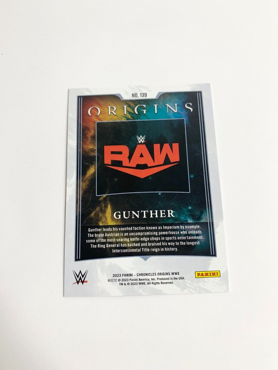 Gunther 2023 Panini Chronicles Origins WWE Base Card # 139