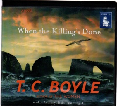 When The Killing's Done by T. C. Boyle (13 disc ex-library audiobook CD)