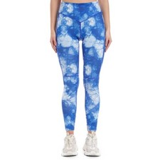 Women's PSK Collective Blue Tie Dye Compression Leggings - Small