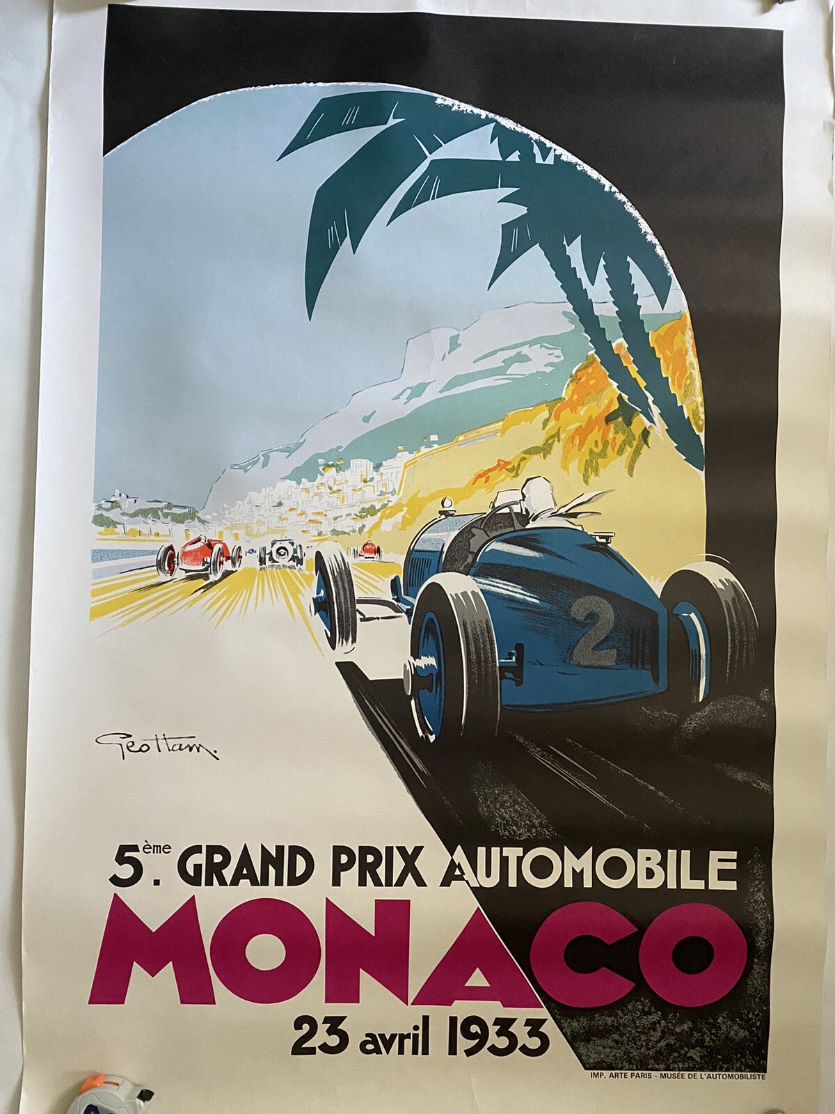 Affiche du Grand Prix de Monaco 2010 - Monaco F1 Posters