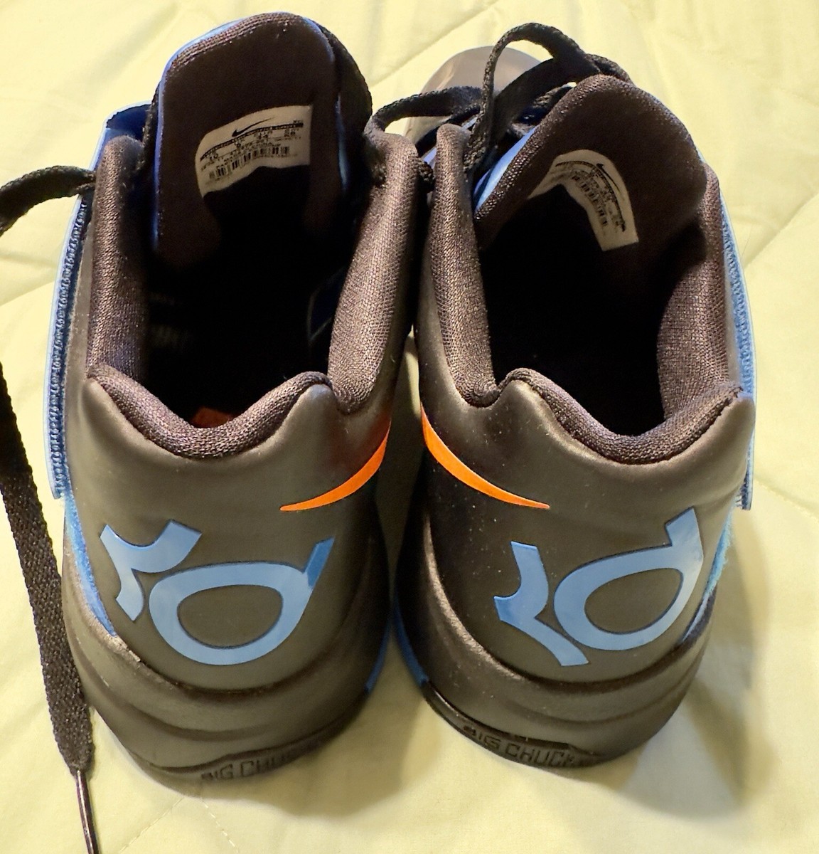 Size 10 - Nike Zoom KD 4 Black Orange | eBay