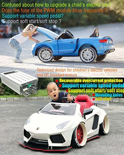 Variable Speed Dc Motor Controller For Power Wheels With Soft Start And Stop - Picture 2 of 6