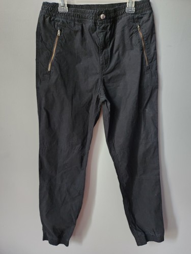 Polo Ralph Lauren Boys Black Chino Jogger Elastic Waist Pony Logo Size L 14-16 - Picture 3 of 6