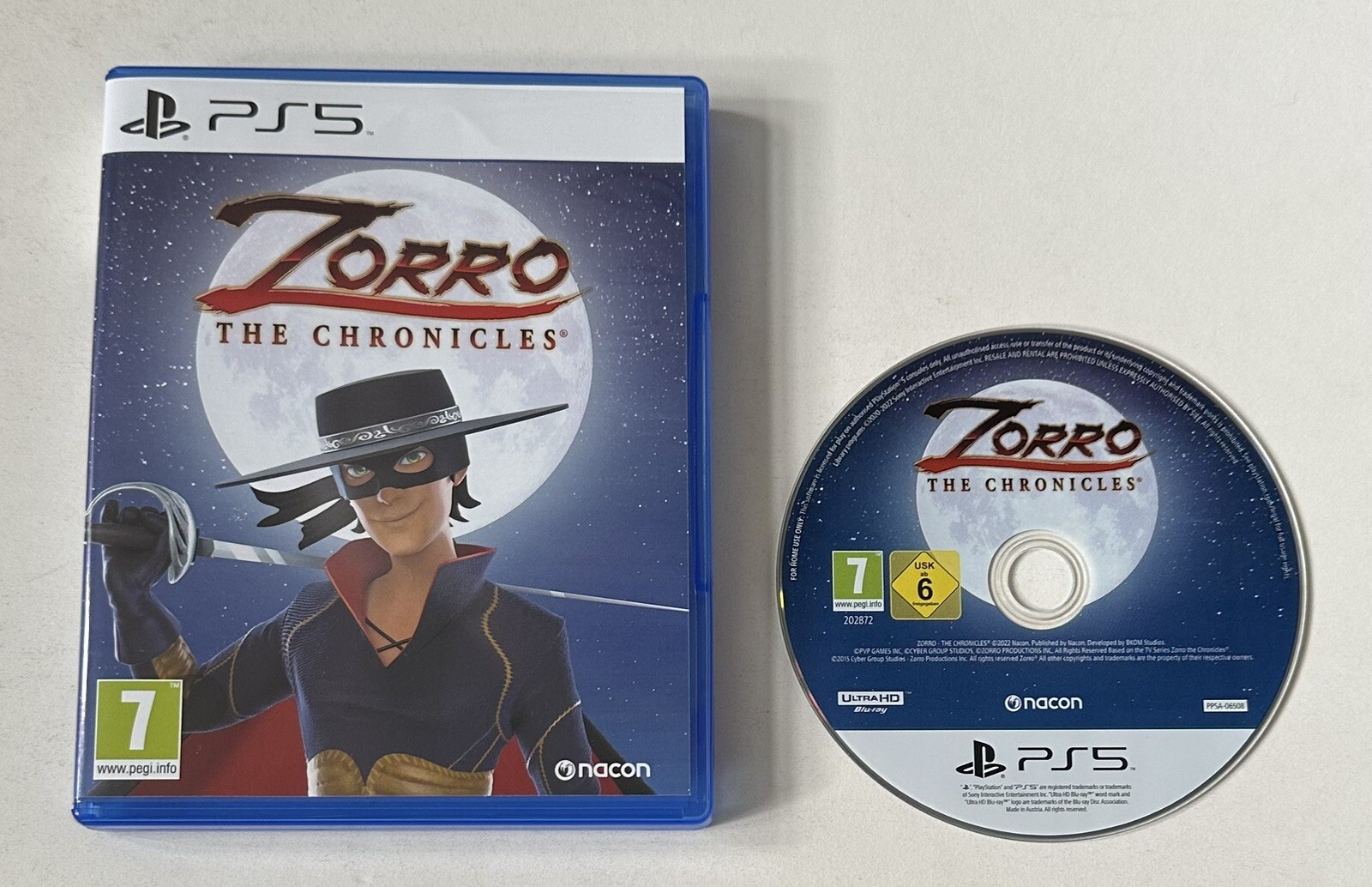Zorro the Chronicles Sony PlayStation 5 PS5 Boxed PAL