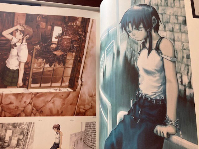 Yoshitoshi ABe serial experiments lain Art book 【Obi 】an