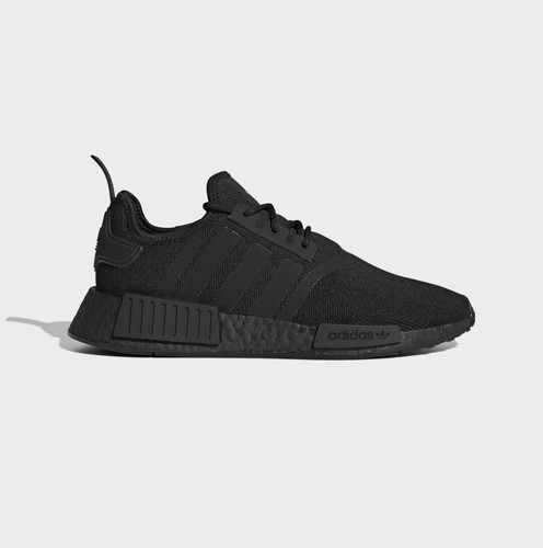 Adidas NMD R1 Primeblue Schwarz Triple Black 45 1/3 Neu OVP Sneaker GZ9256