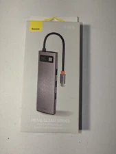 Baseus USB C to HDMI Adapter 4K@60Hz USB C Docking Station 7 in 1 USB C Hub