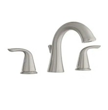 Glacier Bay Irena 8in Widespread 2-Handle Bath Faucet Brushed Nickel FW6AC027BNV