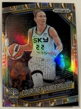 Courtney Vandersloot Gold WNBA Logo Prizm 2025 Panini WNBA Prizm Basketball 6/10