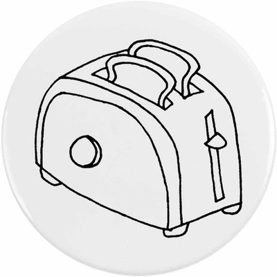 Button Pin Anstecker ''Toast im Toaster'' (BB002517)