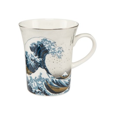 Goebel Katsushika Hokusai Künstlertasse Die Welle Silber