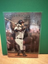 2000 Skybox Metal Universe Chipper Jones #24 Braves HOF NM-MT