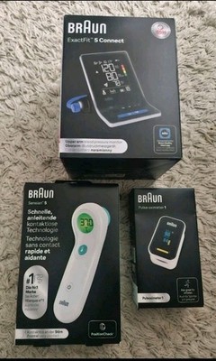 Komplett SET Braun Exact5,kontaktlos Thermometer Pulsoximeter,NEU OVP