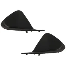 Pair Set of 2 Fog Light Covers Front Driver & Passenger Side Left Right