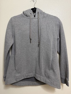 lululemon athletica Gray Pullover Hoodie Women's 8 Fleece Logo Athleisure