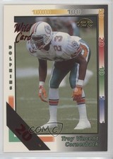 1992 Wild Card 20 Stripe Troy Vincent #358 Rookie RC 0nr3. rookie card picture