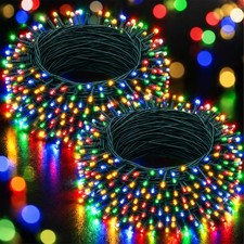 Dazzle Bright 132FT 400 LED Christmas String Lights Outdoor with 8 Modes  Mu...