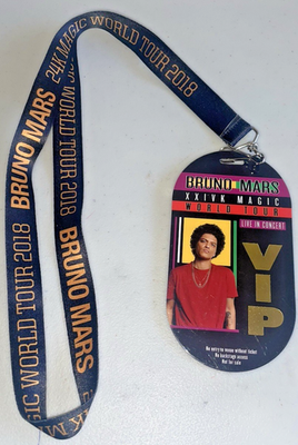 2018 BRUNO MARS VIP席 グッズ ！ BRUNO MARS（ブルーノ・マーズ）@東京ドーム VIP SS席特典グッズの通販