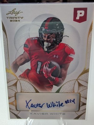 2024 Leaf Trinity Pristine Auction - Autographs Xavier White #BA-XW2 (AU, RC)
