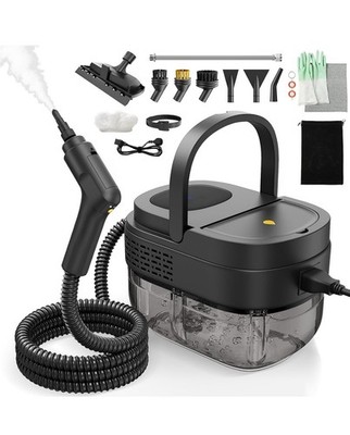 Handheld Steam Cleaner, 2500W Steamer for Cleaning 1.69 Quarts Large Capacity Ta