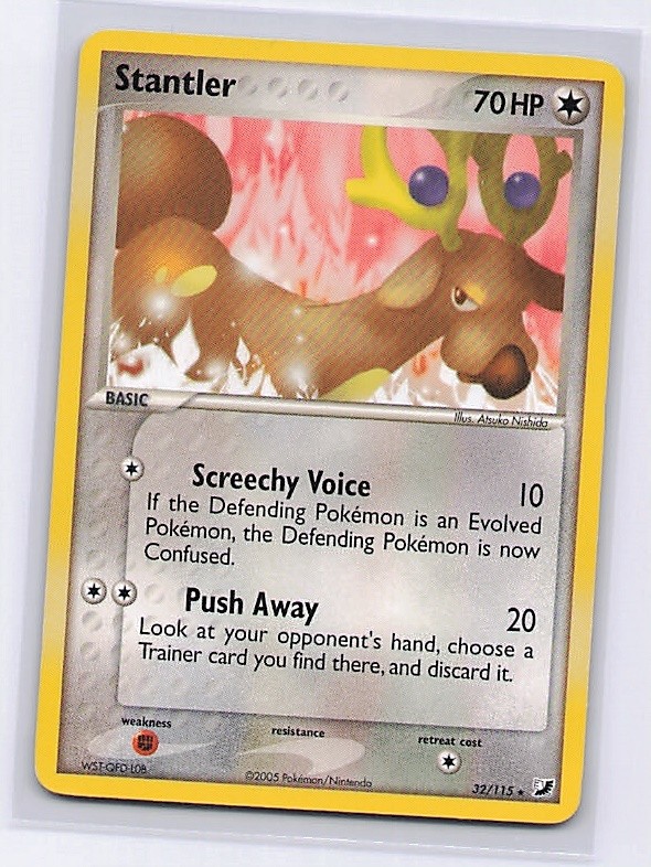 Stantler 32/115 Rare Unseen Forces Pokemon Moderately Played