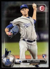 2017 Bowman Matt Strahm #64 BASEBALL CARD Rookie Kansas City Royals RC