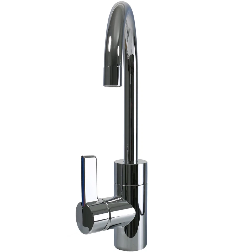 Wasserhahn Einhebelmischer Lucca Wohnmobil Wohnwagen Caravan Boot + Schalter chr - Bild 2 von 4
