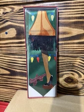 Rare Vintage A Christmas Story Leg Lamp Neck Tie With Fringe New Old Stock