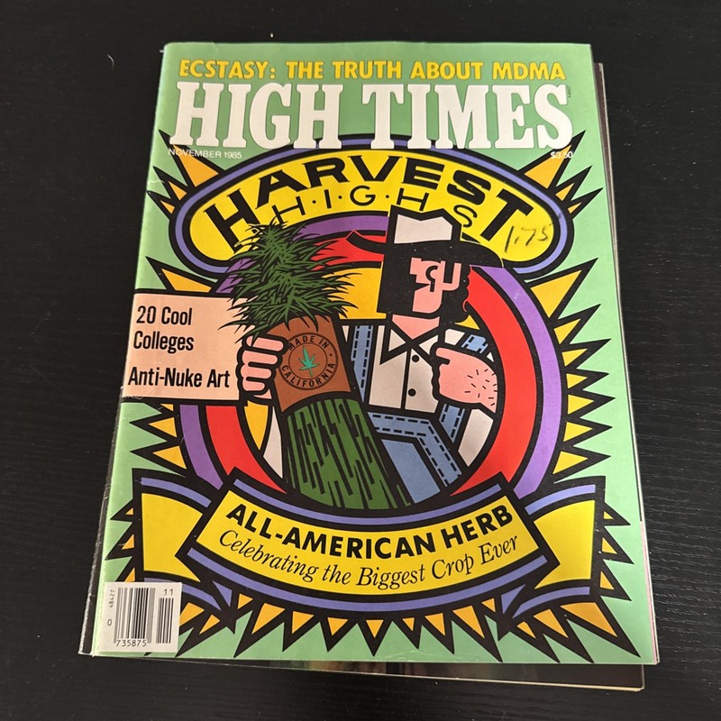 Vintage Lot Of 2 High Times Magazines November 1985,1987